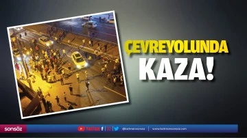 &Ccedil;evreyolunda kaza!