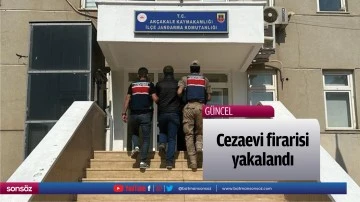 Cezaevi firarisi yakalandı