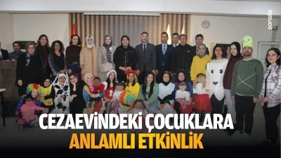 Cezaevindeki &ccedil;ocuklara anlamlı etkinlik