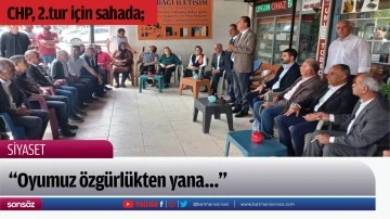 CHP, 2.tur i&ccedil;in sahada;