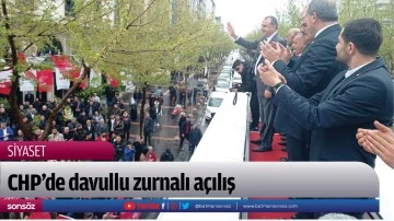 CHP&rsquo;de davullu zurnalı a&ccedil;ılış