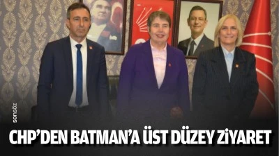 CHP&rsquo;den Batman&rsquo;a &uuml;st d&uuml;zey ziyaret