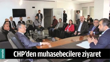 CHP&rsquo;DEN MUHASEBECİLERE ZİYARET