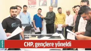 CHP, GENÇLERE YÖNELDİ
