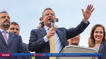 CHP Genel Başkanı &Ouml;zel, İzmir'de halk buluşmasında konuştu
