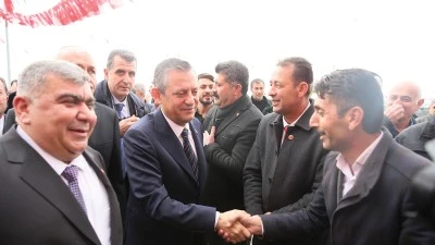 CHP Genel Başkanı &Ouml;zel, Kilis'te ziyaretlerde bulundu