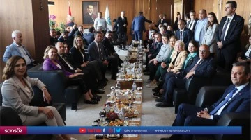 CHP Genel Başkanı &Ouml;zel, Tekirdağ'da ziyaretlerde bulundu