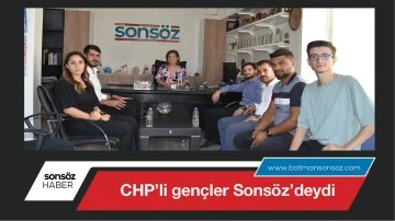CHP&rsquo;li gen&ccedil;ler Sons&ouml;z&rsquo;deydi