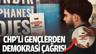 CHP&rsquo;li Gen&ccedil;lerden demokrasi &ccedil;ağrısı&hellip;