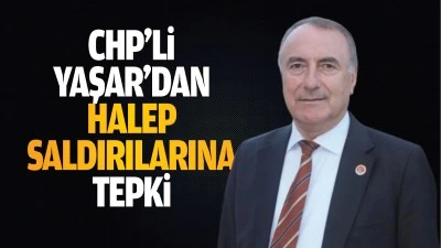 CHP&rsquo;li Yaşar'dan Halep saldırılarına tepki