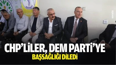 CHP&rsquo;liler, DEM Parti&rsquo;ye başsağlığı diledi