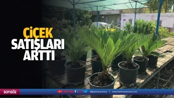 &Ccedil;i&ccedil;ek satışları arttı