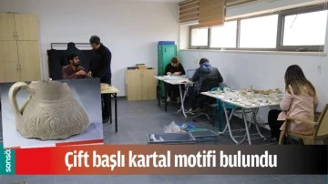 &Ccedil;İFT BAŞLI KARTAL MOTİFİ BULUNDU