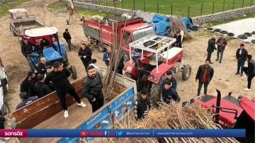 &Ccedil;ift&ccedil;ilere 27 bin 500 meyve fidesi desteği