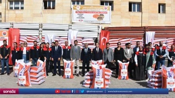 &Ccedil;ift&ccedil;ilere 304 ton arpa, mercimek ve buğday tohumu dağıtıldı