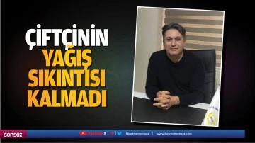 &Ccedil;ift&ccedil;inin yağış sıkıntısı kalmadı