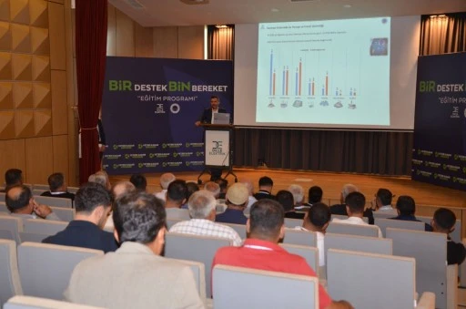 &Ccedil;ift&ccedil;iye tasarruflu sulama metotları anlatıldı