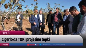 Cigerlo&rsquo;da TOKİ projesine tepki