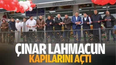 &Ccedil;ınar Lahmacun kapılarını a&ccedil;tı