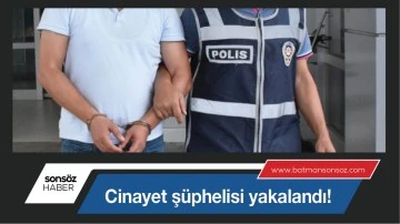 Cinayet ş&uuml;phelisi yakalandı!