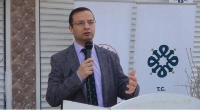 Cizre'de &ccedil;ift&ccedil;ilere 17 bin fıstık ve badem fidanı dağıtıldı