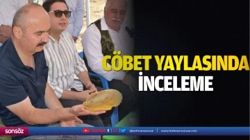 C&ouml;bet Yaylasında inceleme