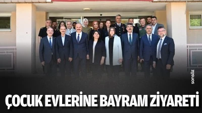 &Ccedil;ocuk Evlerine bayram ziyareti