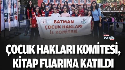 &Ccedil;ocuk Hakları Komitesi, kitap fuarına katıldı