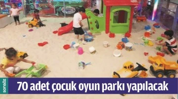 &Ccedil;OCUK OYUN PARKI YAPILACAK 
