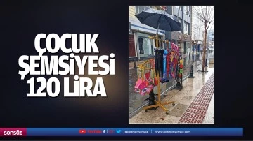 &Ccedil;ocuk şemsiyesi 120 lira