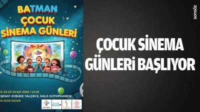 &Ccedil;ocuk sinema g&uuml;nleri başlıyor
