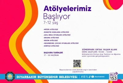 &Ccedil;ocuk yaz at&ouml;lyeleri başlıyor