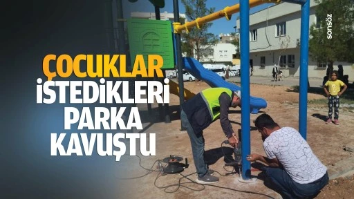 &Ccedil;ocuklar, istedikleri parka kavuştu