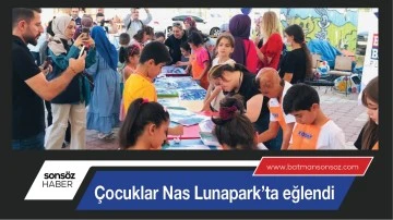 &Ccedil;OCUKLAR NAS LUNAPARK&rsquo;TA EĞLENDİ