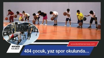 &Ccedil;ocuklar yaz spor okulunda&hellip;