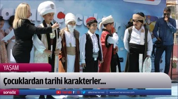 &Ccedil;ocuklardan tarihi karakterler...