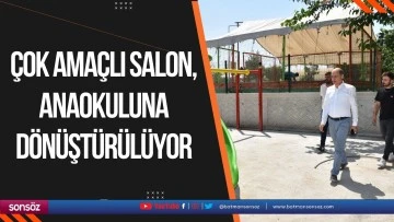 &Ccedil;ok ama&ccedil;lı salon, anaokuluna d&ouml;n&uuml;şt&uuml;r&uuml;l&uuml;yor