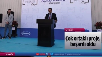 &Ccedil;ok ortaklı proje, başarılı oldu
