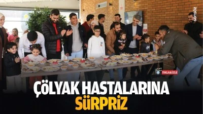 &Ccedil;&ouml;lyak hastalarına s&uuml;rpriz