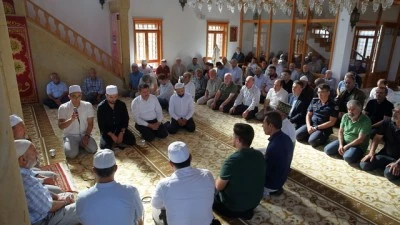 &Ccedil;orum'da Erol Ol&ccedil;ok ve oğlu i&ccedil;in mevlit okutuldu