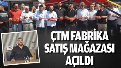 &Ccedil;TM fabrika satış mağazası a&ccedil;ıldı
