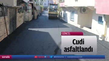 Cudi, asfaltlandı