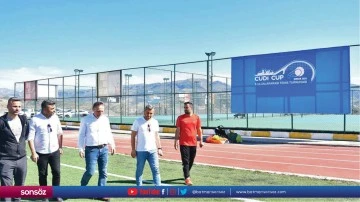Cudi Cup Tenis Turnuvası yarın Şırnak'ta başlayacak