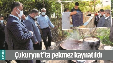 &Ccedil;UKURYURT&rsquo;TA PEKMEZ KAYNATILDI