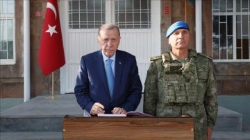 Cumhurbaşkanı Erdoğan Ankara Tabur Komutanlığı A&ccedil;ılışında