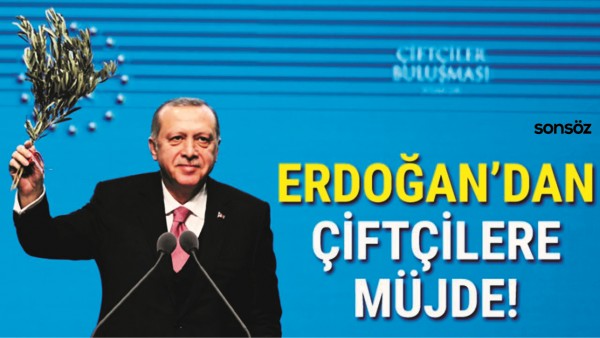CUMHURBAŞKANI ERDOĞAN'DAN &Ccedil;İFT&Ccedil;İLERE M&Uuml;JDE