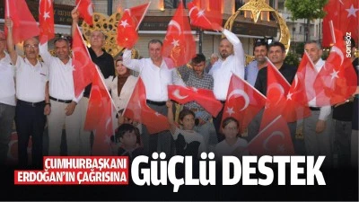 Cumhurbaşkanı Erdoğan&rsquo;ın &ccedil;ağrısına g&uuml;&ccedil;l&uuml; destek