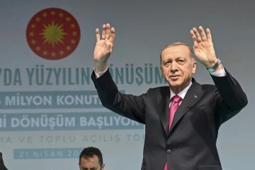 Cumhurbaşkanı Erdoğan: Kentsel dönüşümde ülke genelinde bir seferberlik başlatıyoruz