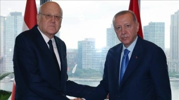Cumhurbaşkanı Erdoğan, L&uuml;bnan Başbakanı ile Bir Araya Geldi