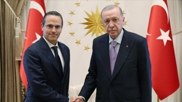 Cumhurbaşkanı Erdoğan, Shell &Uuml;st Y&ouml;neticisi Sawan'ı Kabul Etti